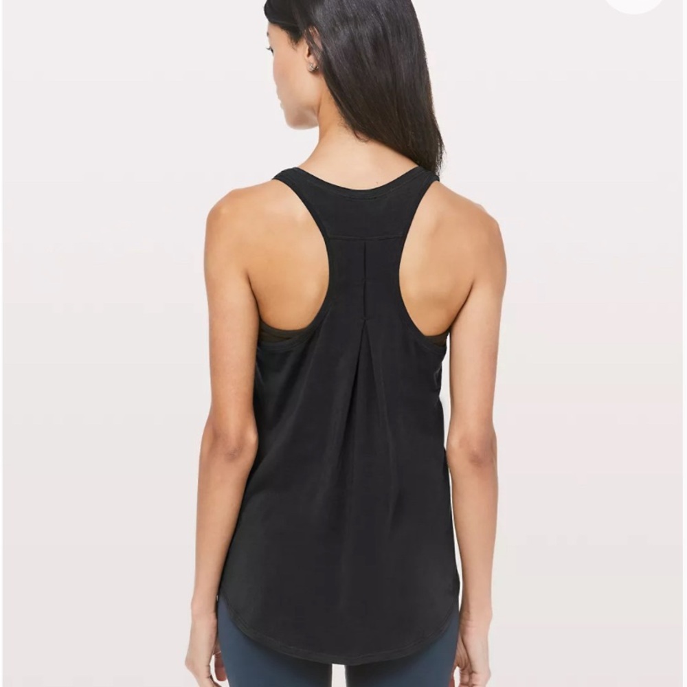 Lululemon Love Tank Pleated black